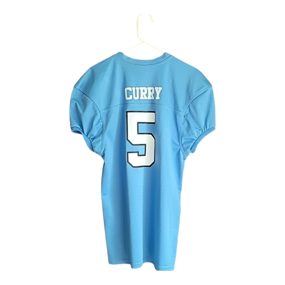 Teamwork Jersey Panthers 42-44 light blue #5 Curry polyester mesh sporty - Picture 2 of 8